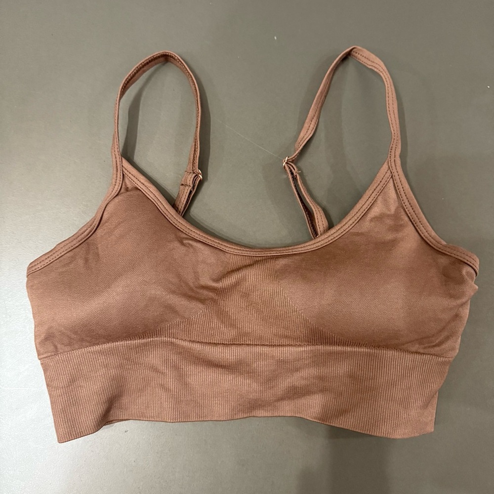 3/$10 🛒🛍️ Women's Chocolate Brown Bra Bralette - Size Small